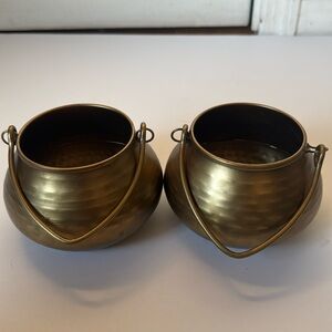 Pottery Barn brass decoration piece